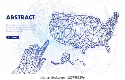 Touch the future arows analytics. Innovations robot systems hand and protection in innovations systems. Сomputers construction of analytical graphics. Abstract illustration on analysis structure.