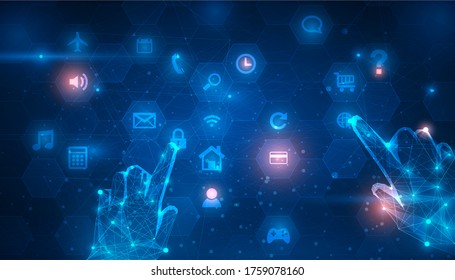 Touch the future,Interface technology, the future of user experience.