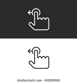 touch gesture icon