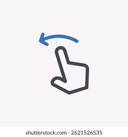 Touch Gesture Icon - hand icon vector