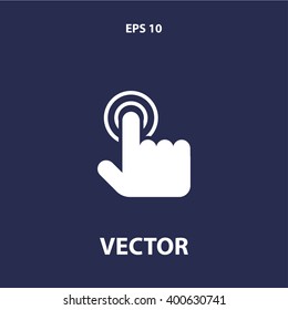 touch gesture icon. ui vector eps10 icon
