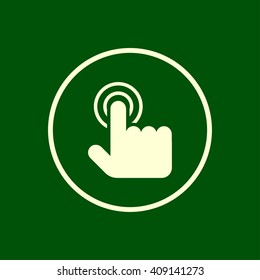touch gesture icon. ui vector eps10 icon
