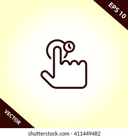 touch gesture vector icon