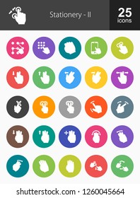 Touch Gestures Filled Icons