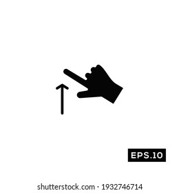 Touch Gestures Icon. Touch Gestures icon Vector Illustration Template For Web and Mobile