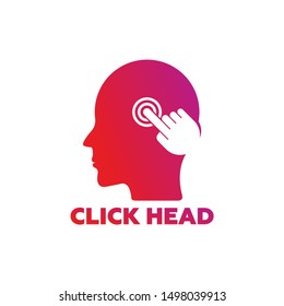 Touch Head Logo Template Design