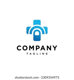 Touch Health logo icon vector template.eps