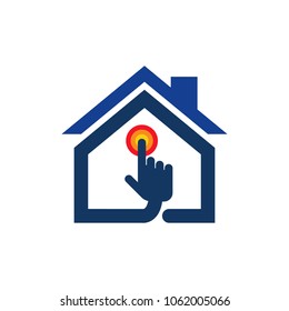 Touch House Logo Icon Design