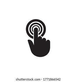 touch icon , digital icon vector