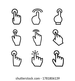 touch icon or logo isolated sign symbol vector illustration - Collection of high quality black style vector icons
