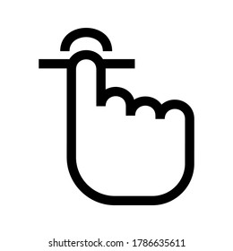 touch icon or logo isolated sign symbol vector illustration - high quality black style vector icons
