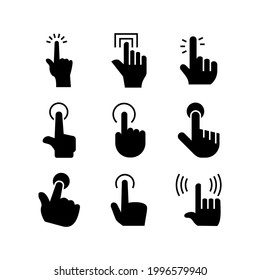touch icon or logo isolated sign symbol vector illustration - Collection of high quality black style vector icons
