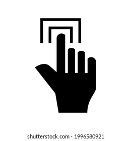 touch icon or logo isolated sign symbol vector illustration - high quality black style vector icons

