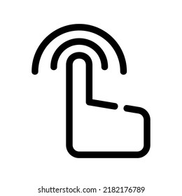 touch icon or logo isolated sign symbol vector illustration - high quality black style vector icons
