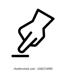 touch icon or logo isolated sign symbol vector illustration - high quality black style vector icons
