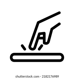 touch icon or logo isolated sign symbol vector illustration - high quality black style vector icons
