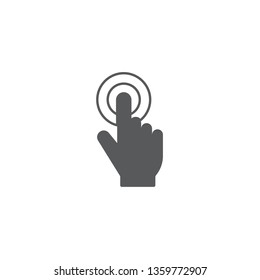 Touch icon perfect line style. Element of web icon for mobile concept and web apps