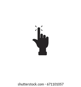 touch icon. sign design
