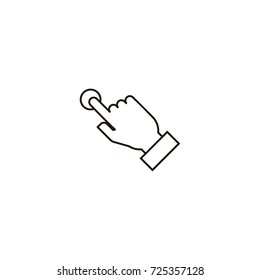 touch icon. sign design