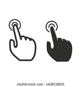 
Touch icon symbol vector. for your web design