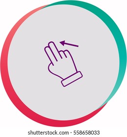 Touch  icon. Vector design.