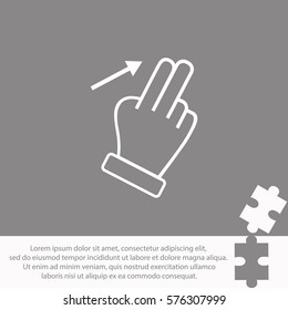 Touch  icon Vector design.