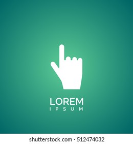 touch icon. vector illustration