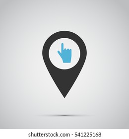 touch icon. vector illustration