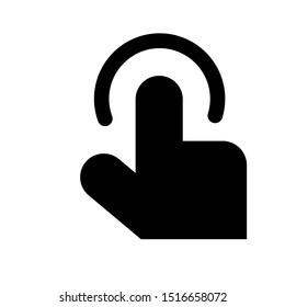Touch icon. Web click symbol