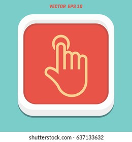 Touch Icon,vector Illustration