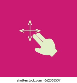 Touch Icon,vector Illustration