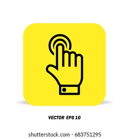 Touch Icon,vector Illustration