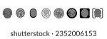 Touch ID icons. Fingerprint icon, Fingerprint icon, Set fingerprint scanning icon sign, finger print fingerprint lock secure security logo, biometric icon set, Finger print sign, Security access sign