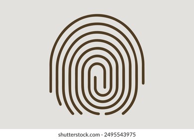 Touch ID icons. Fingerprint icon, Fingerprint icon, Set fingerprint scanning icon sign, thumb,