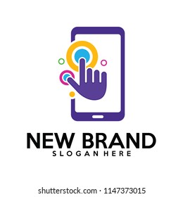 Touch logo vector