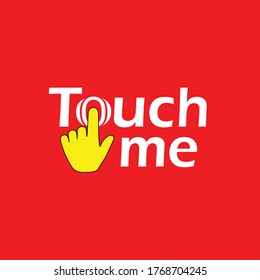 Touch me symbol or icon 