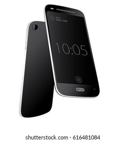 Touch Mobile Black Isolated