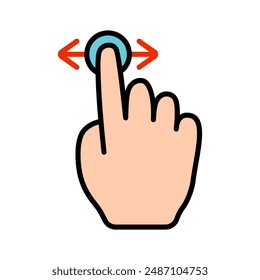 Touch pad icon. Index finger, doubleclick, decrease, increase, turn, rotation, approximation, press, Scrolling, click, arrow, sensor, turn. Zoom in, move, response time, x2