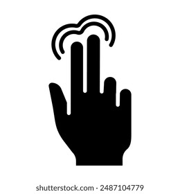 Touch pad icon. Index finger, doubleclick, decrease, increase, turn, rotation, approximation, press, Scrolling, click, arrow, sensor, turn. Zoom in, move, response time, x2