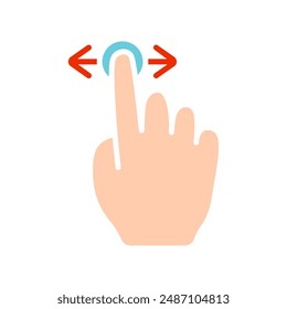 Icono del panel táctil. Dedo índice, doble clic, reducir, aumentar, girar, rotación, aproximación, presionar, Desplazamiento, Hacer clic, flecha, sensor, giro. Acercar, mover, tiempo de respuesta, x2