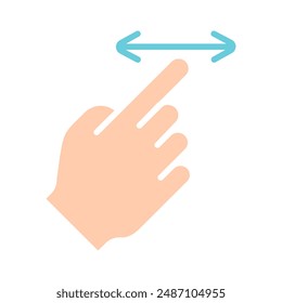 Touch pad icon. Index finger, doubleclick, decrease, increase, turn, rotation, approximation, press, Scrolling, click, arrow, sensor, turn. Zoom in, move, response time, x2