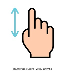 Touch pad icon. Index finger, doubleclick, decrease, increase, turn, rotation, approximation, press, Scrolling, click, arrow, sensor, turn. Zoom in, move, response time, x2