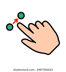 Touch pad icon. Index finger, doubleclick, decrease, increase, turn, rotation, approximation, press, Scrolling, click, arrow, sensor, turn. Zoom in, move, response time, x2