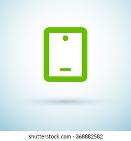Touch pad isolated minimal single flat linear icon. Gadget line vector icon for websites and applications minimalistic flat design.