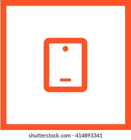 Touch pad isolated minimal single flat linear icon. Gadget line vector icon for websites and applications minimalistic flat design.