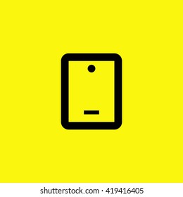 Touch pad isolated minimal single flat linear icon. Gadget line vector icon for websites and applications minimalistic flat design.