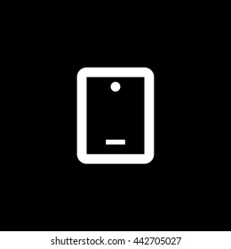 Touch pad isolated minimal single flat linear icon. Gadget line vector icon for websites and applications minimalistic flat design.