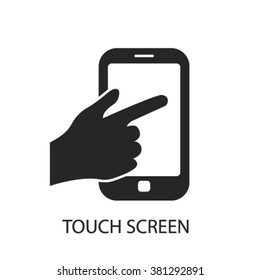 icono del teléfono táctil