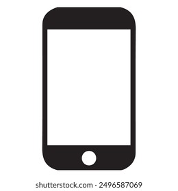 touch phone vector illustration in white and black background