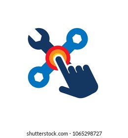 Touch Repair Logo Icon Design